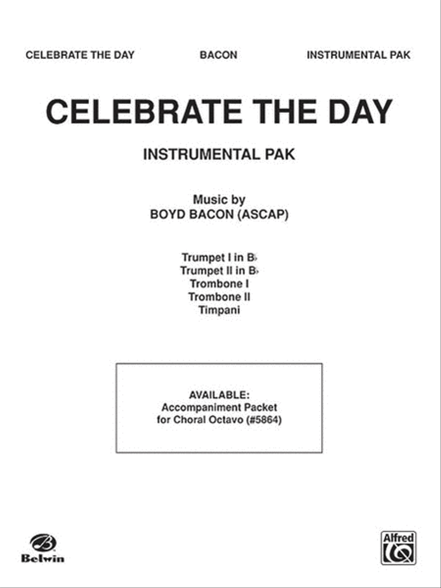 Celebrate the Day Celebrate the Day Choir scores gallery preview page 1