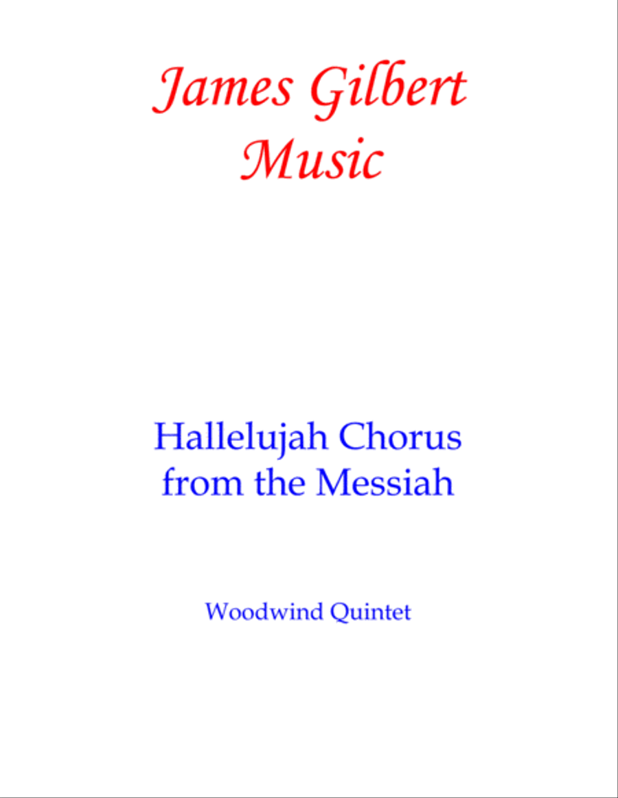 Hallelujah Chorus (from The Messiah) Woodwind Quintet scores gallery preview page 1