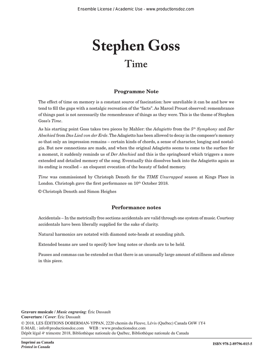 Time Classical Guitar scores gallery preview page 1