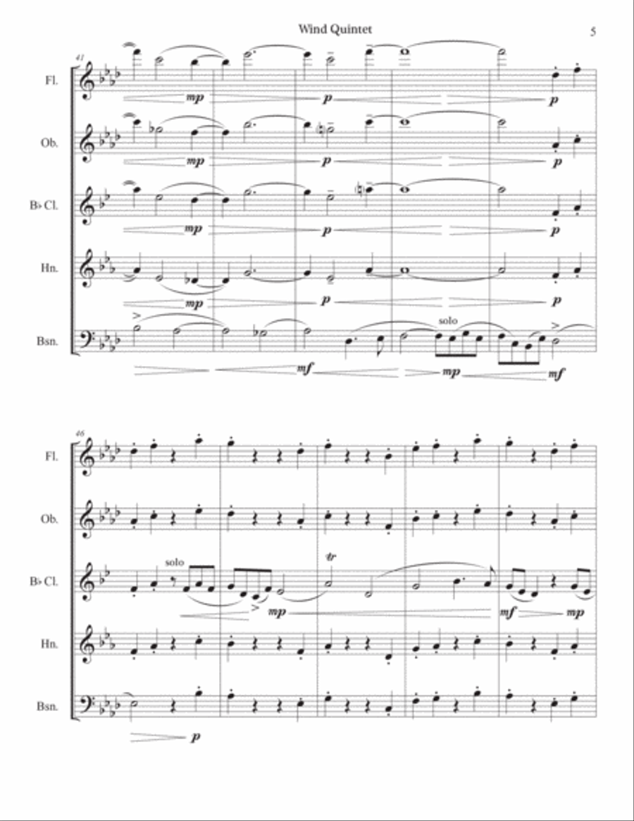 Wind Quintet 