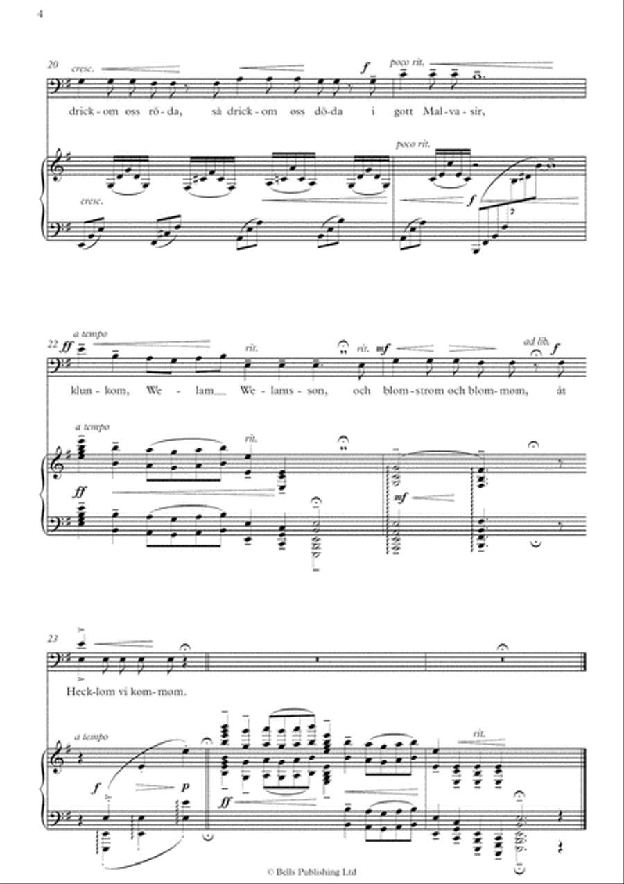 Kung Eriks visor Voice Solo scores gallery preview page 5