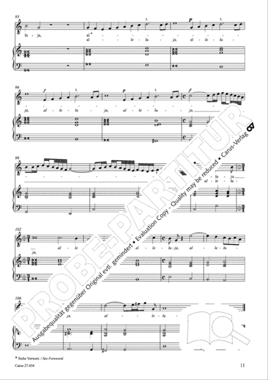 Laudate Dominum in Sanctis Basso Continuo scores gallery preview page 12