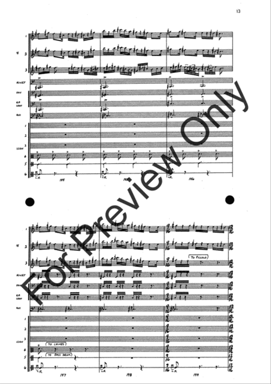 Agincourt Hymn (Score) Concert Band scores gallery preview page 37