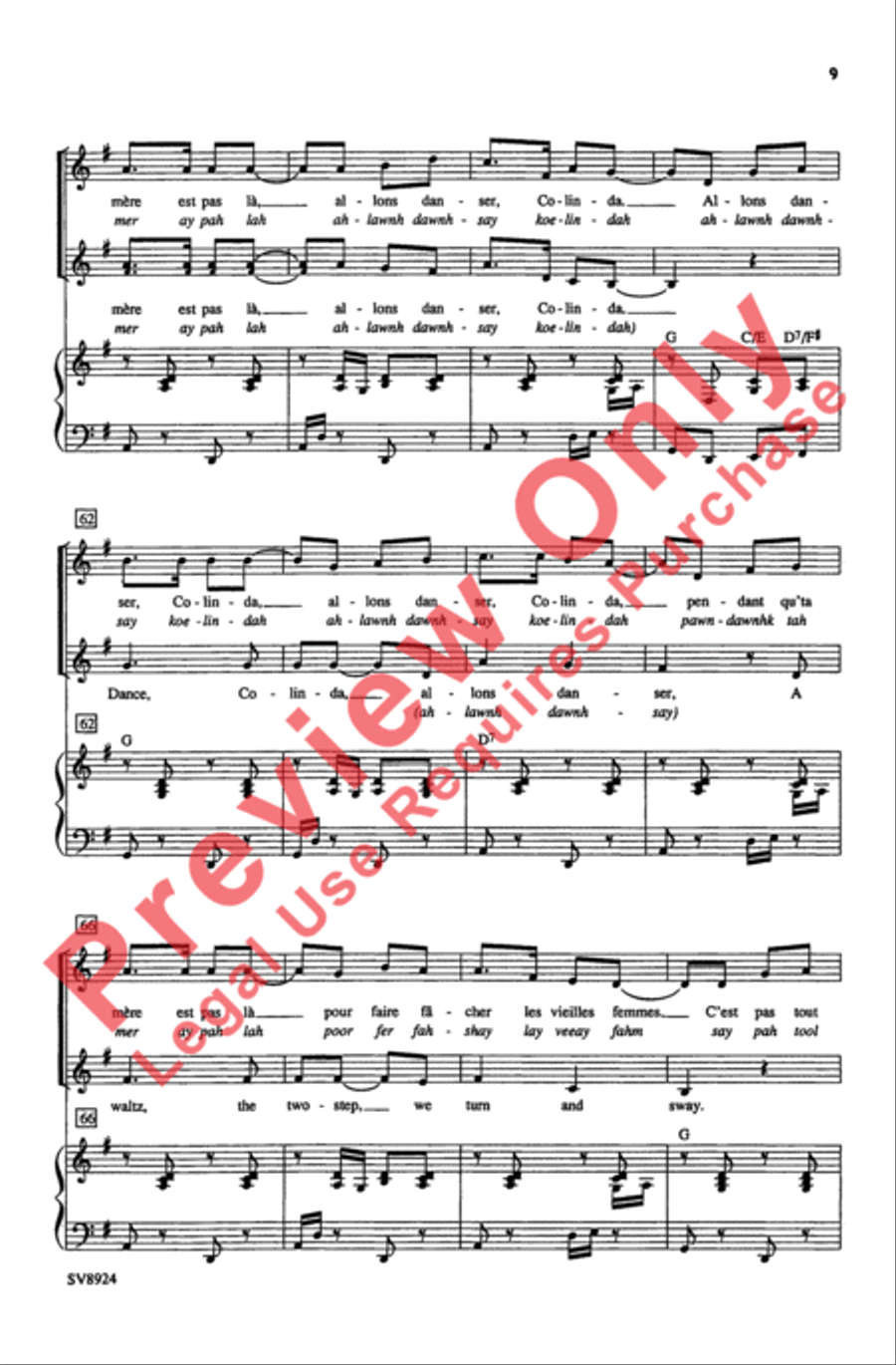 Colinda 2-Part scores gallery preview page 8