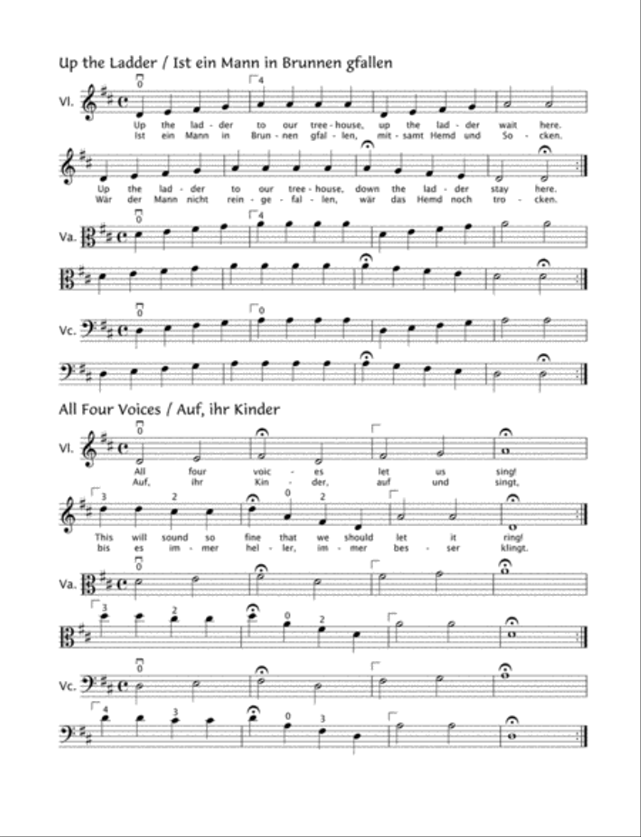 Early String Ensemble Playing String Methods scores gallery preview page 2
