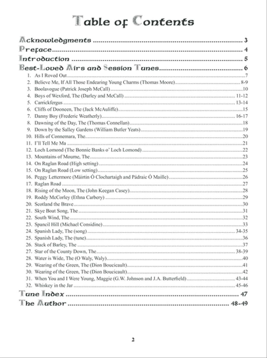 Easy Irish and Celtic Melodies for 5-String Banjo: Best-Loved Airs and Session Tunes image number null