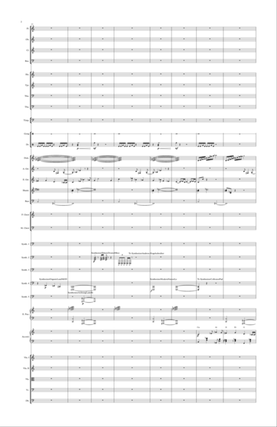 Metamorphosis Full Orchestra scores gallery preview page 2