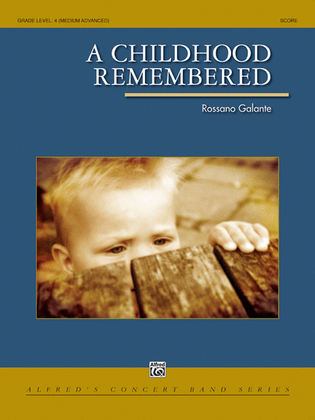 Book cover for A Childhood Remembered