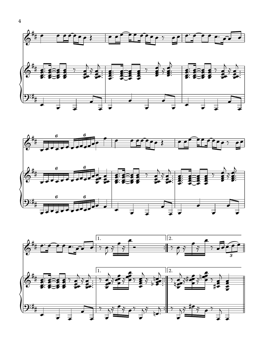 Englishman In New York Clarinet Solo scores gallery preview page 5