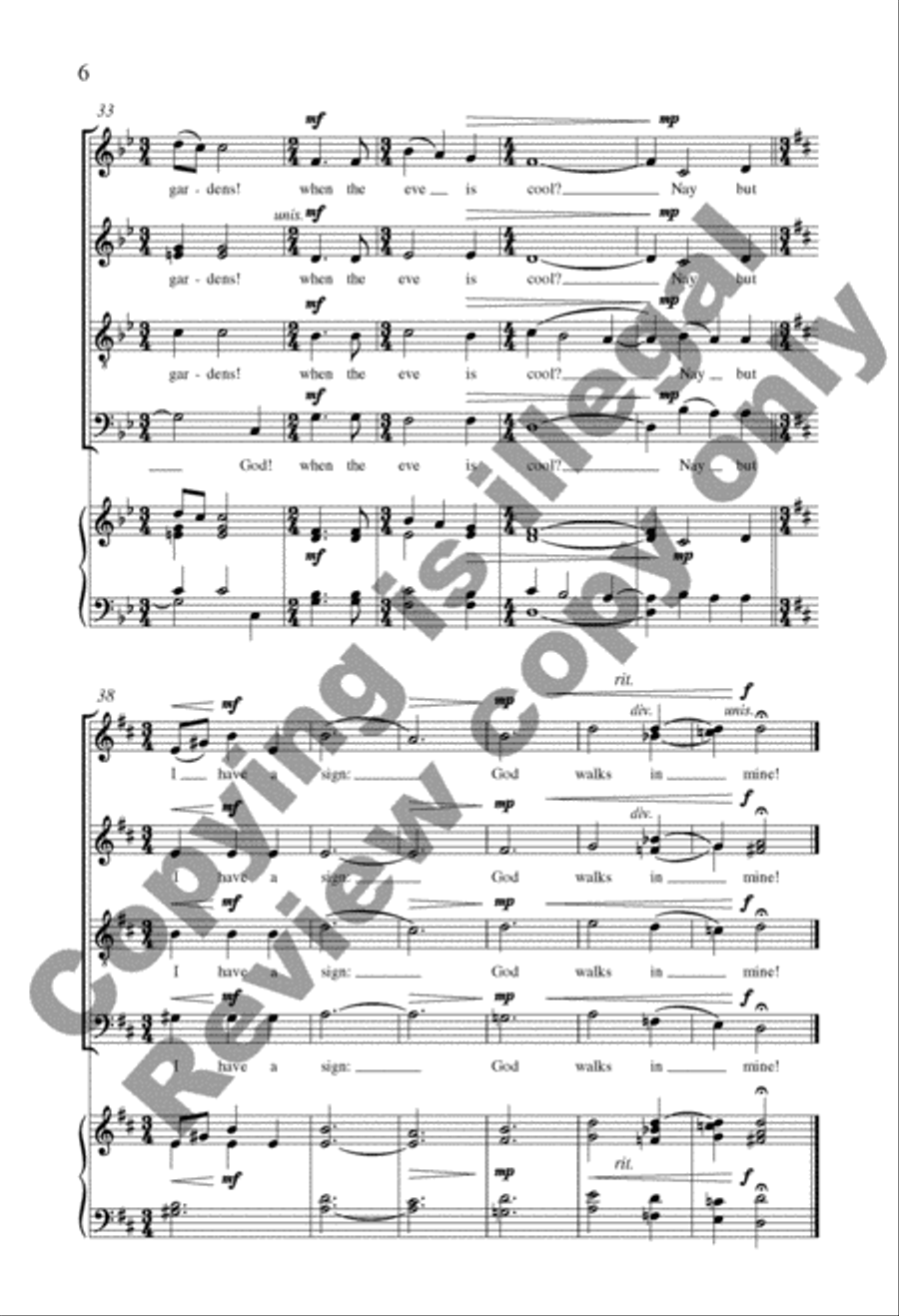 My Garden 4-Part scores gallery preview page 11