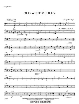 Book cover for Old West Medley (arr. Mark Hayes) - Upright Bass