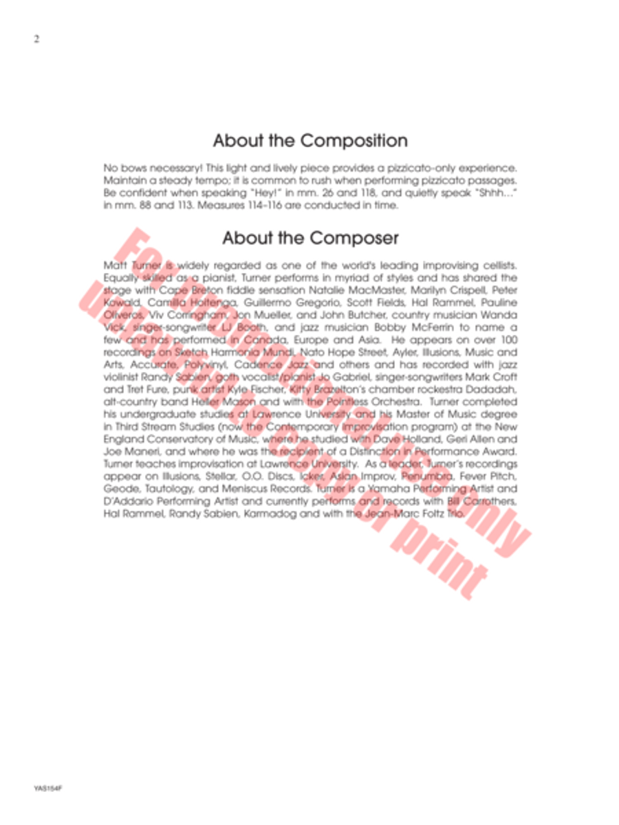 Tiptoe Polka Tiptoe Polka String Orchestra scores gallery preview page 3