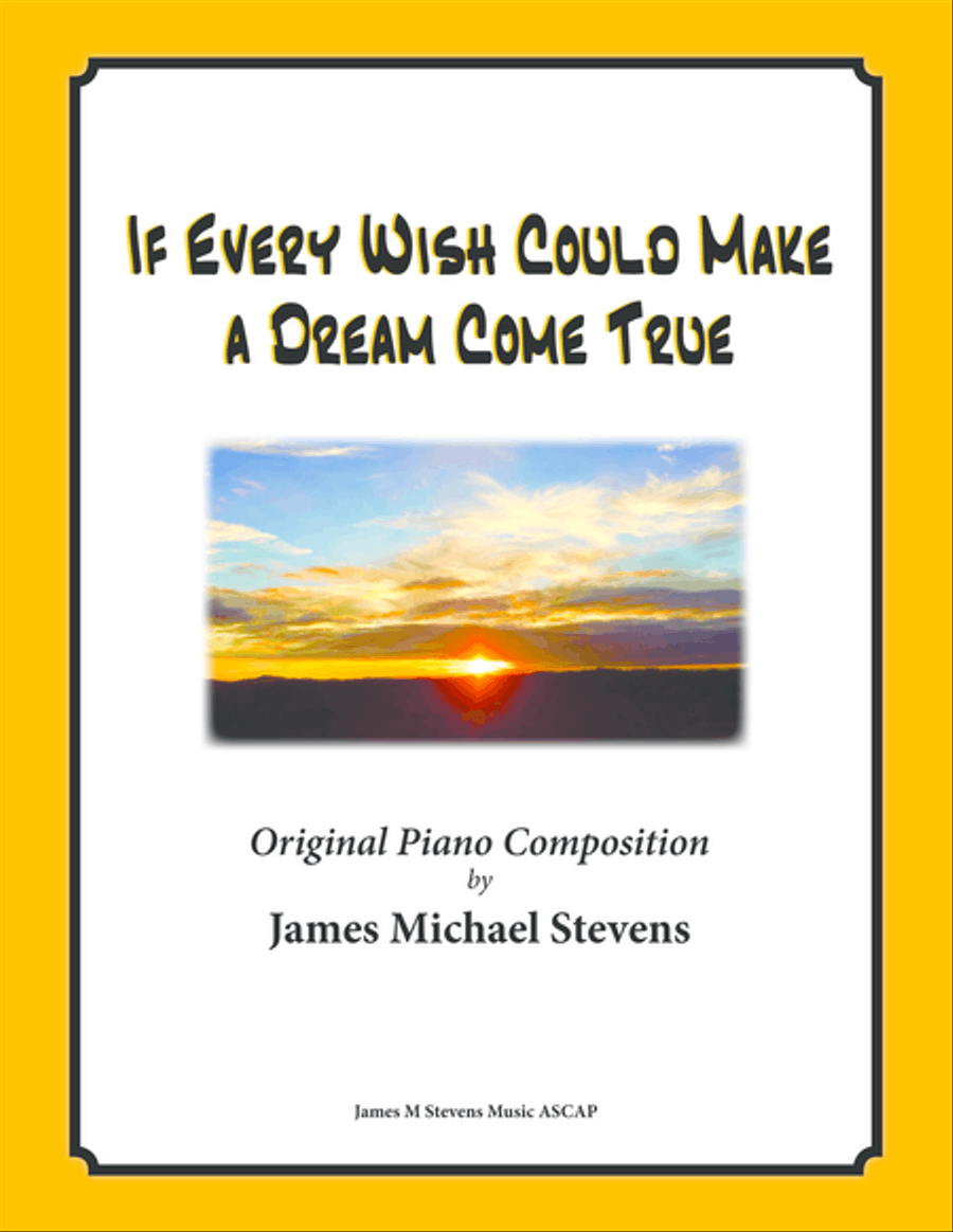 If Every Wish Could Make a Dream Come True Piano Solo scores gallery preview page 1