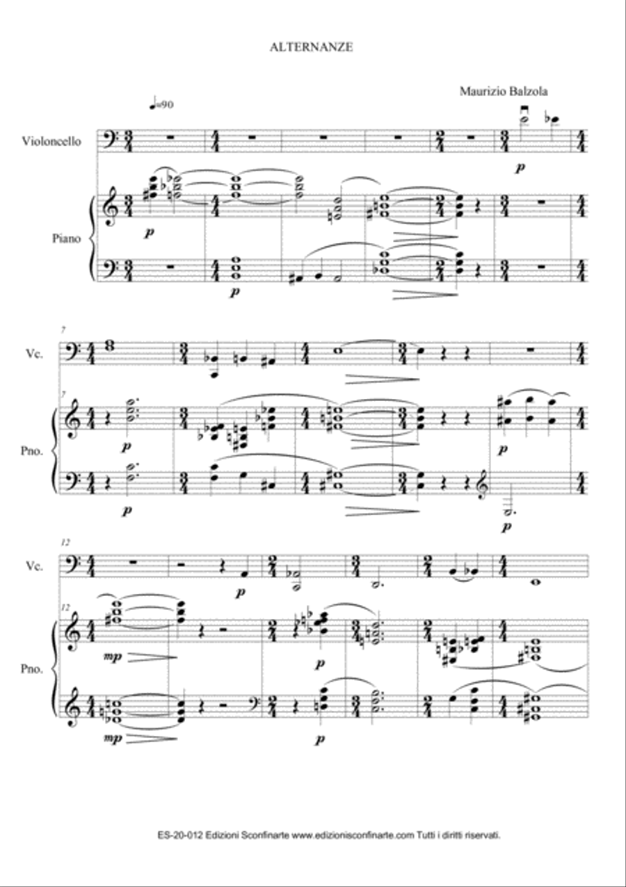 Maurizio Balzola: ALTERNANZE (ES-20-012)