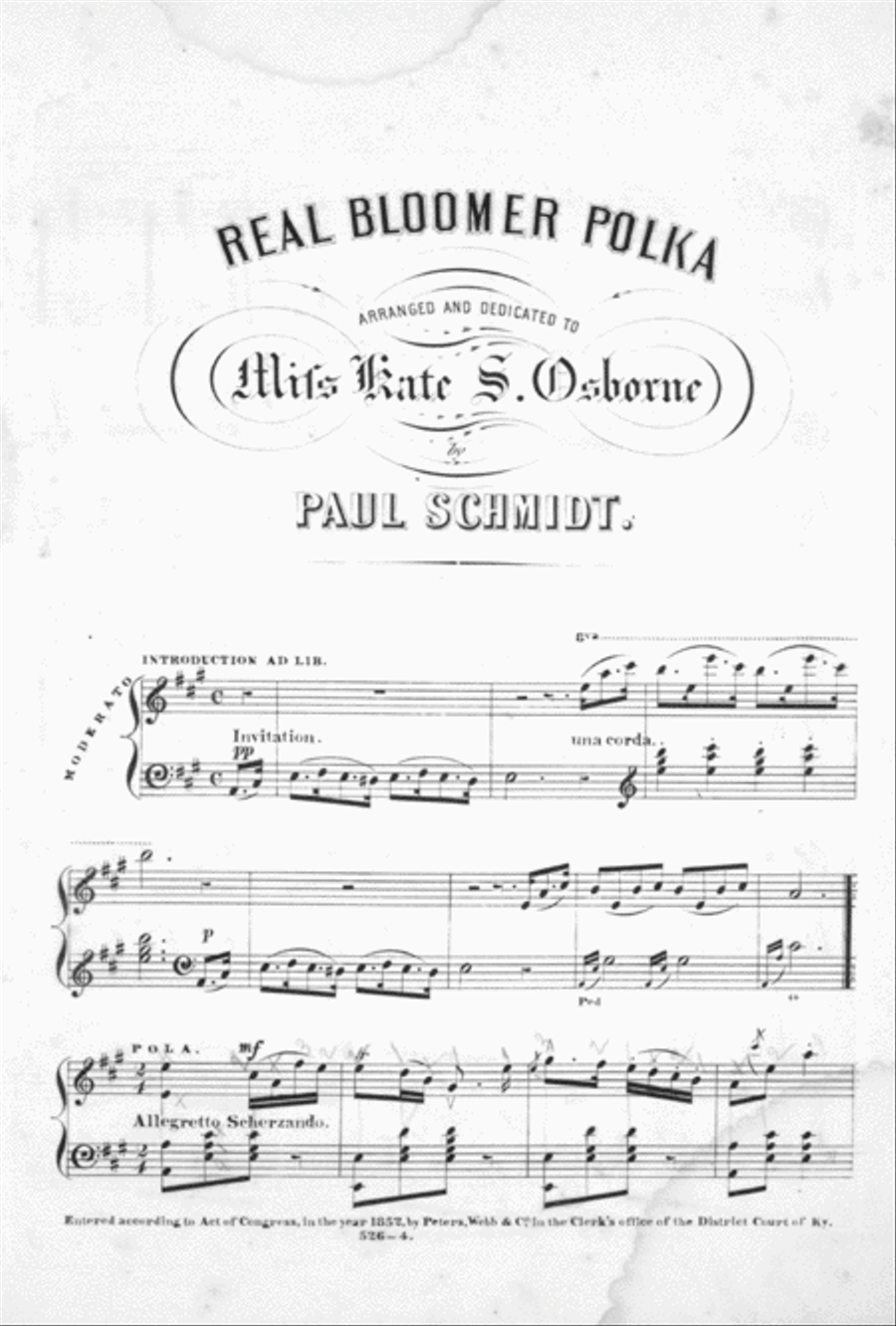 Real Bloomer Polka Piano Solo scores gallery preview page 2