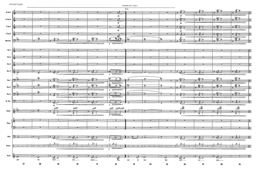 Whisper Not Jazz Ensemble scores gallery preview page 3
