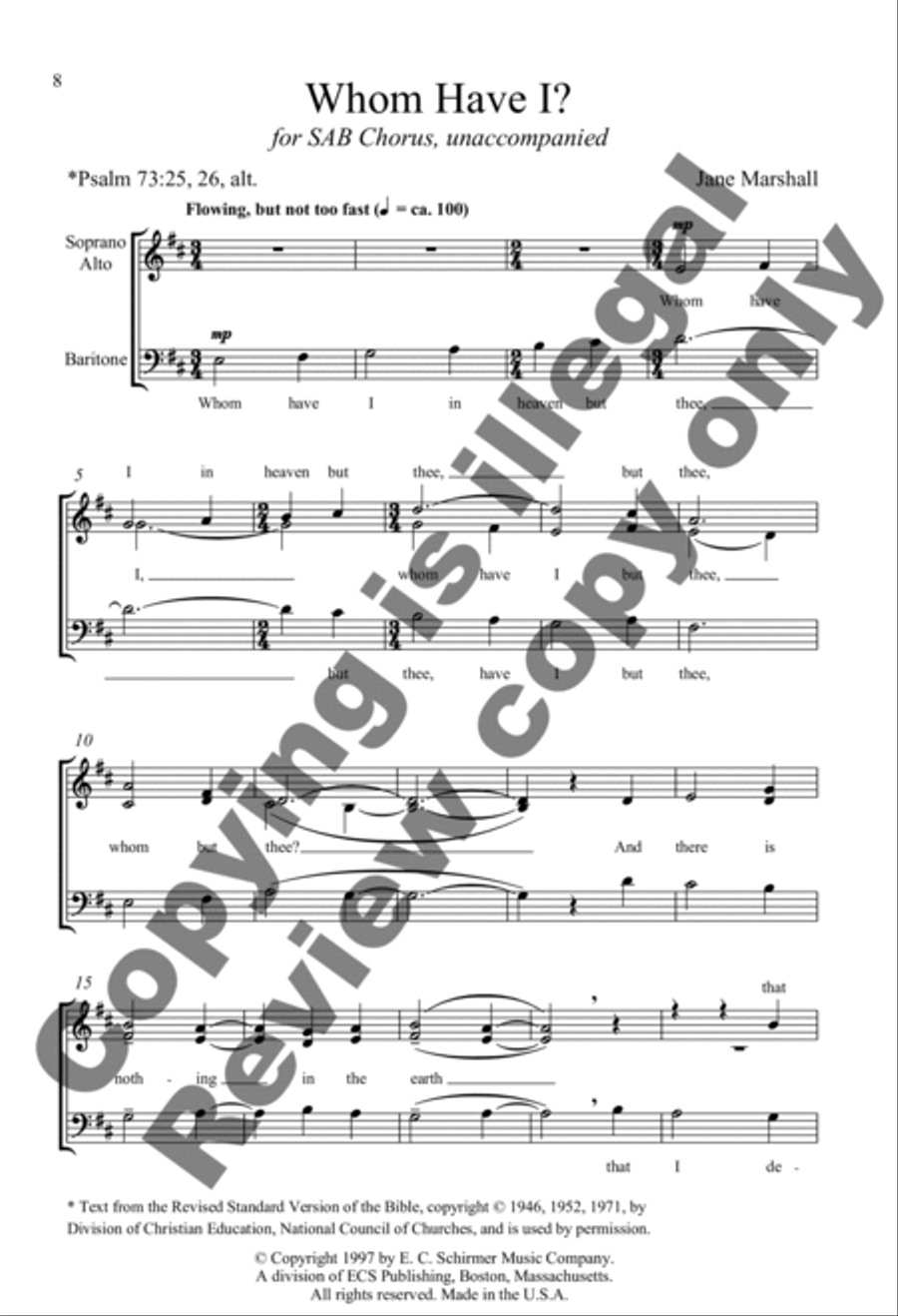 Somerset Anthem Books, Volume V (General) 3-Part scores gallery preview page 13
