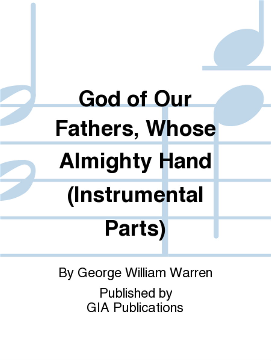 God of Our Fathers, Whose Almighty Hand - Instrument edition Trombone scores gallery preview page 1