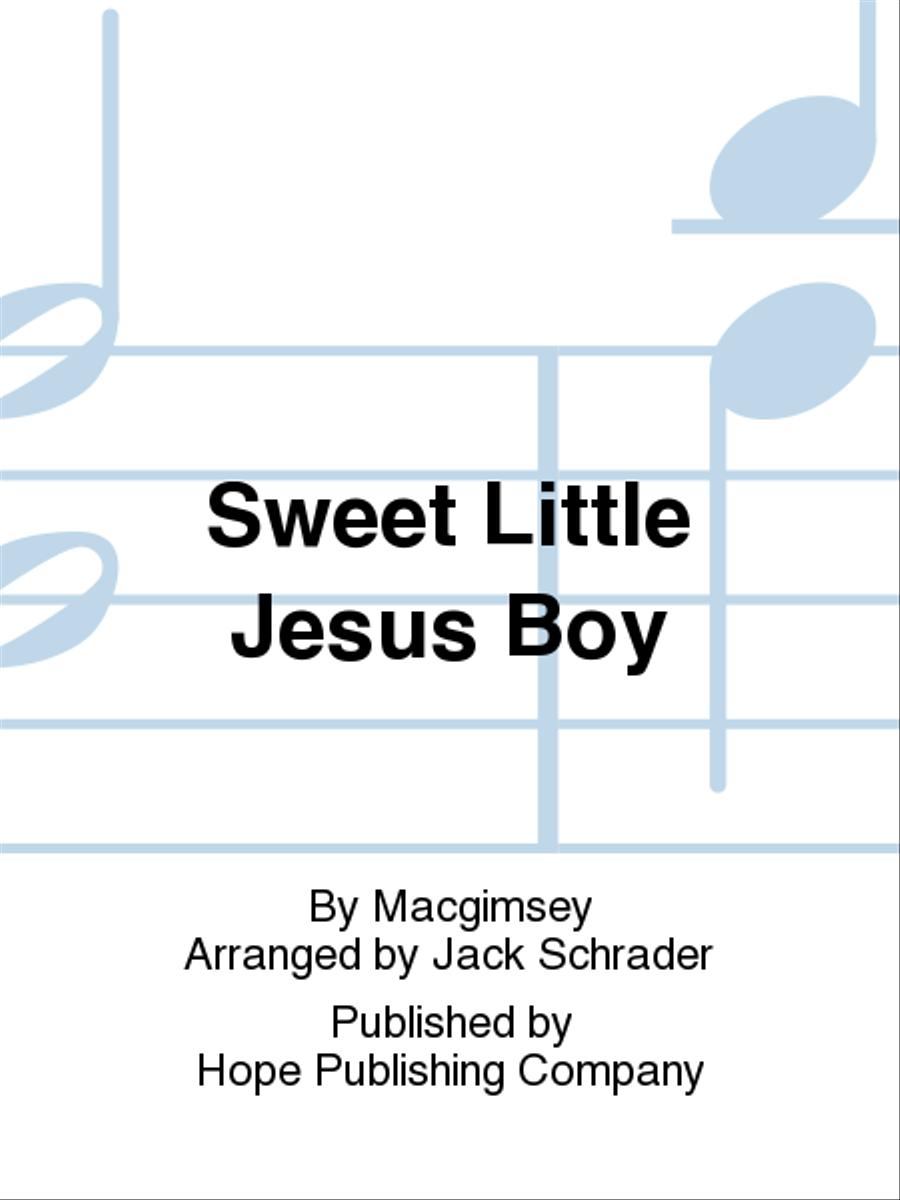 Sweet Little Jesus Boy 4-Part scores gallery preview page 1