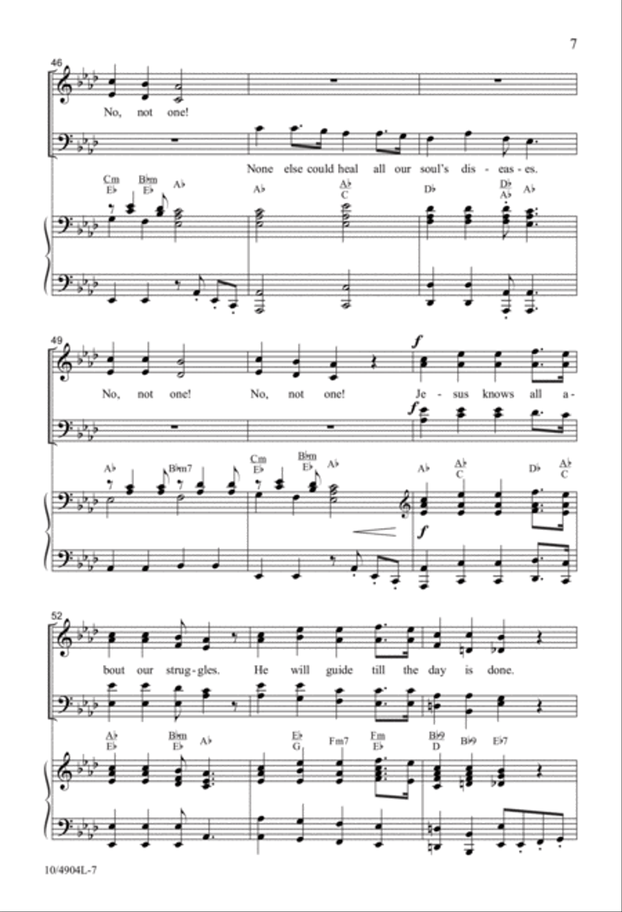 Since Jesus Came Into My Heart 4-Part scores gallery preview page 7