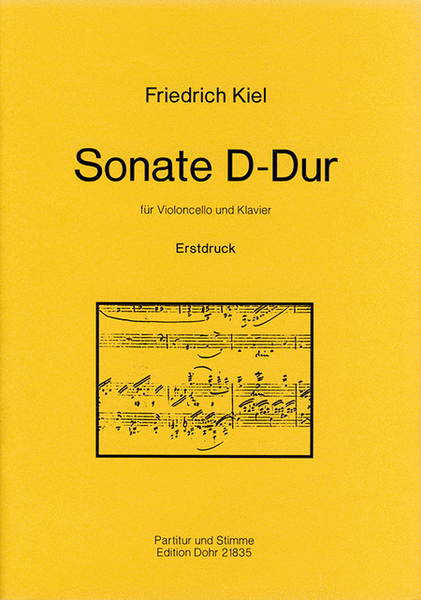 Sonate für Violoncello und Klavier D-Dur WoO (Erstdruck)