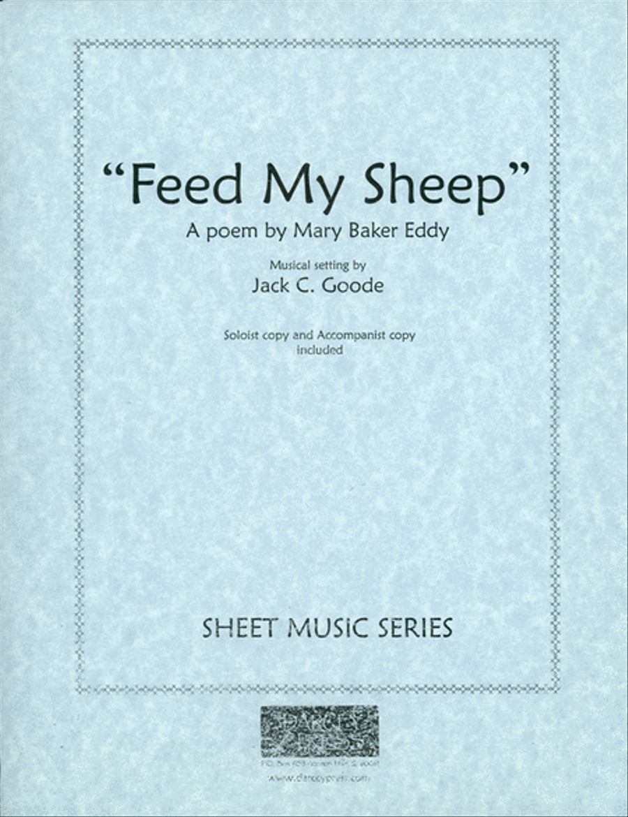 Feed My Sheep Voice Solo scores gallery preview page 1