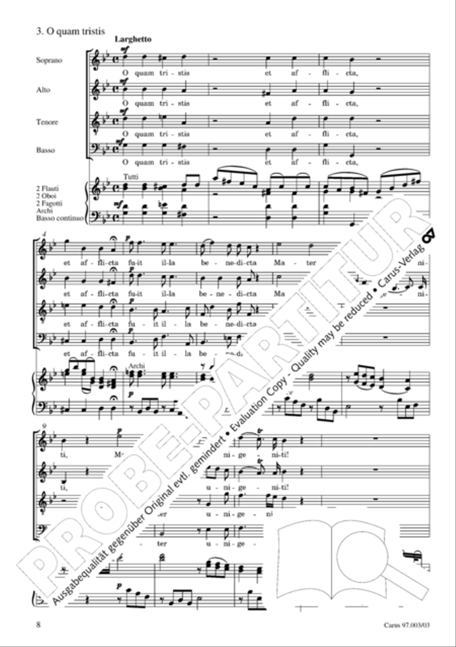 Stabat mater Stabat mater 4-Part scores gallery preview page 9