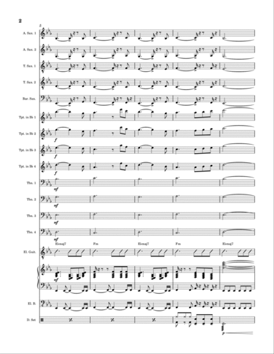 You're Still A Young Man You're Still A Young Man Jazz Ensemble scores gallery preview page 3