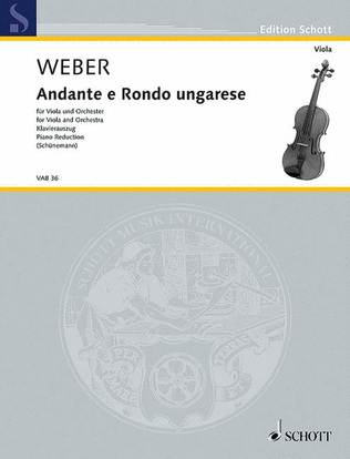 Book cover for Andante and Rondo ungarese