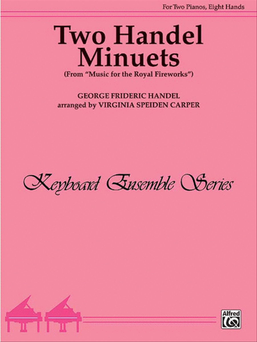 Two Handel Minuets Small Ensemble scores gallery preview page 1