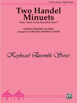 Book cover for Two Handel Minuets