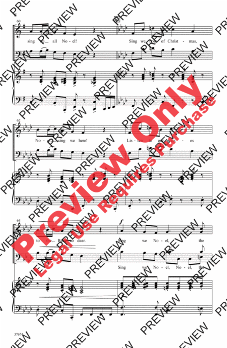 Festival of Carols 4-Part scores gallery preview page 8