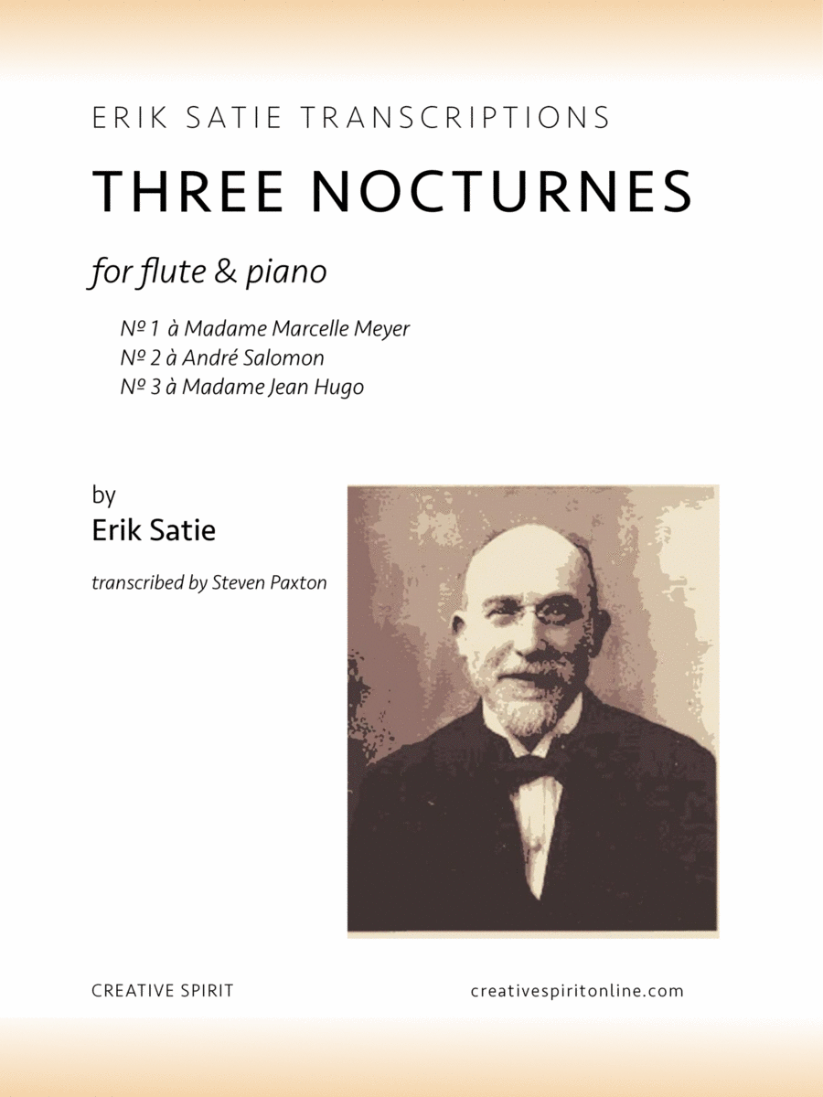 THREE NOCTURNES for Flute and Piano Chamber Music scores gallery preview page 1