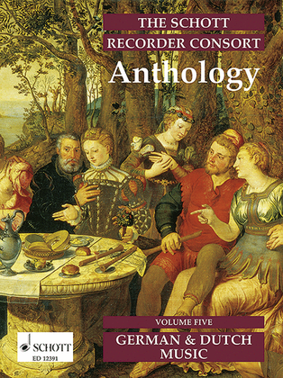 Book cover for The Schott Recorder Consort Anthology
