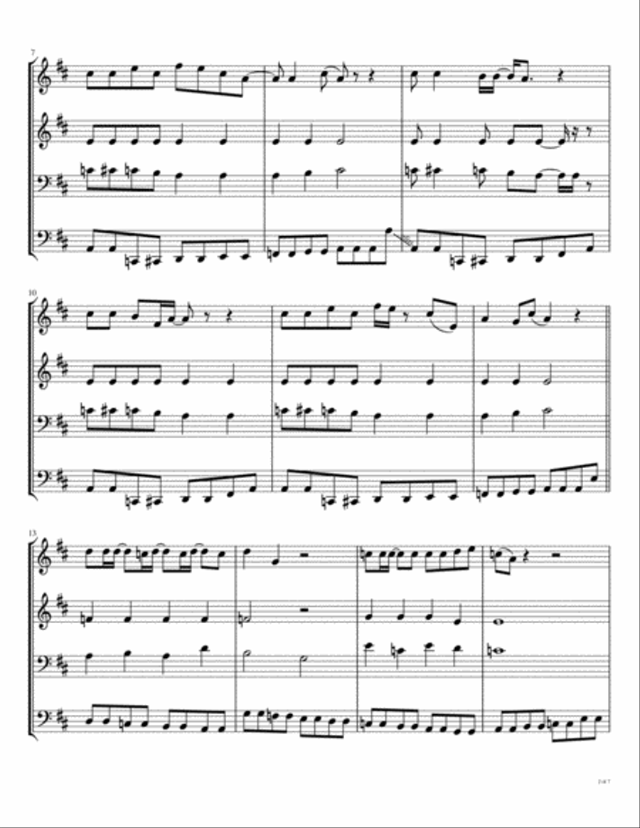 Lady Madonna Brass Ensemble scores gallery preview page 3