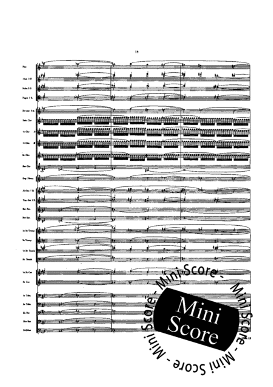 Symphonie pour Orchestre d'Harmonie Concert Band scores gallery preview page 20