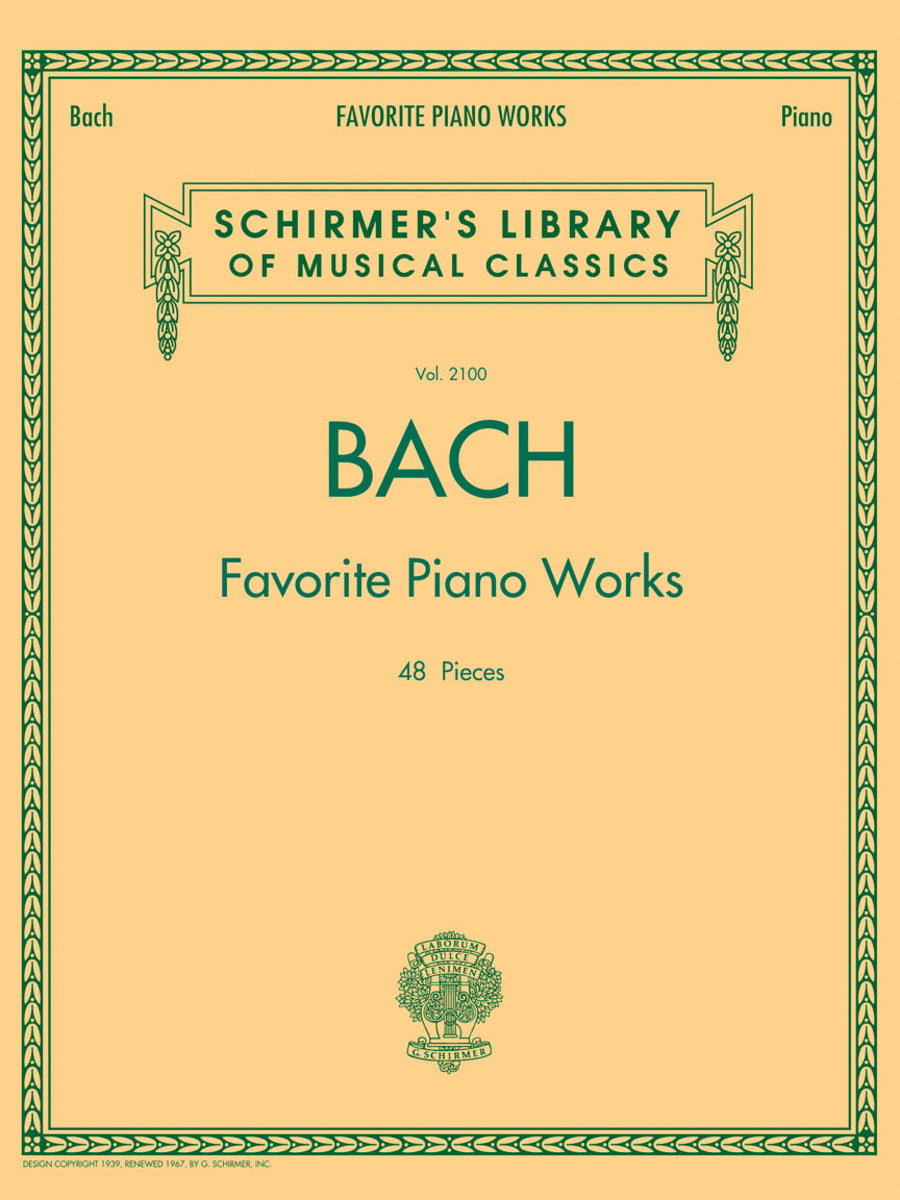 Johann Sebastian Bach - Favorite Piano Works
