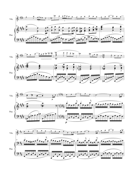 Amar tiernamente (violin & piano) image number null