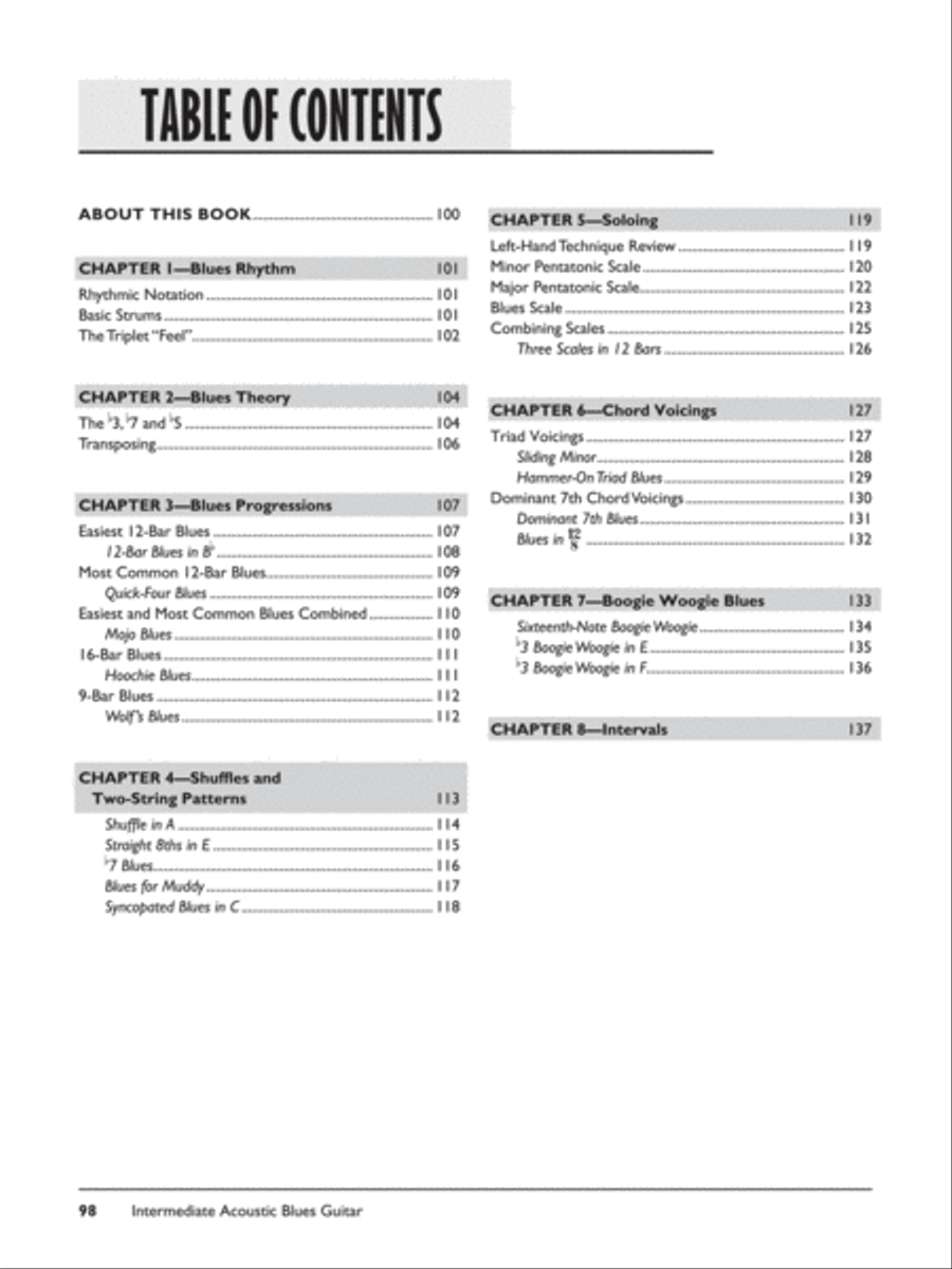 Complete Acoustic Blues Guitar Method Complete Edition Acoustic Guitar scores gallery preview page 8