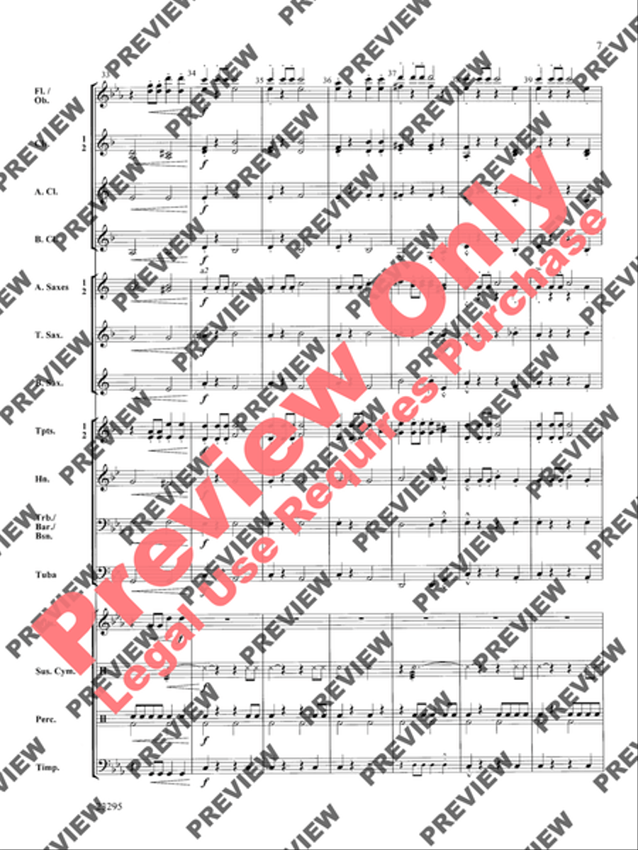 Stormchasers Concert Band scores gallery preview page 8