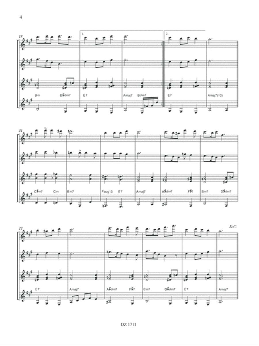 Suite Tricastine - Zamba Guitar Ensemble scores gallery preview page 5