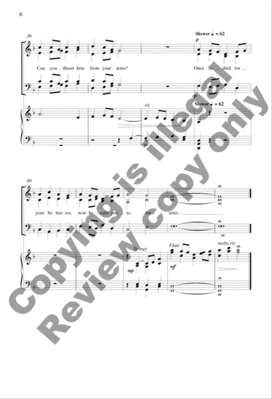 Now The Savior Stands 4-Part scores gallery preview page 5