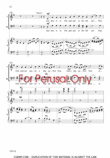 Gloucestershire Wassail - SATB Octavo image number null