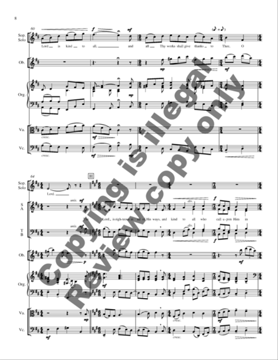 My Soul Shall Sing (Full Score) Choir scores gallery preview page 11