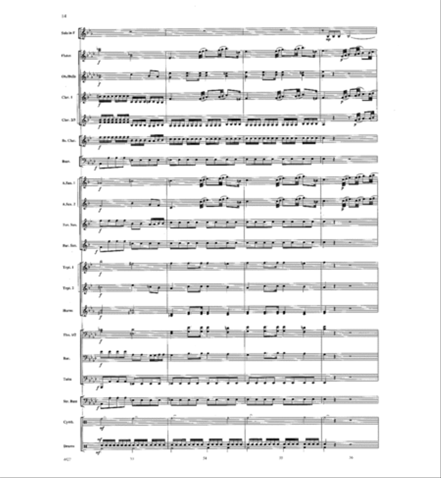 Romanza Concert Band scores gallery preview page 13