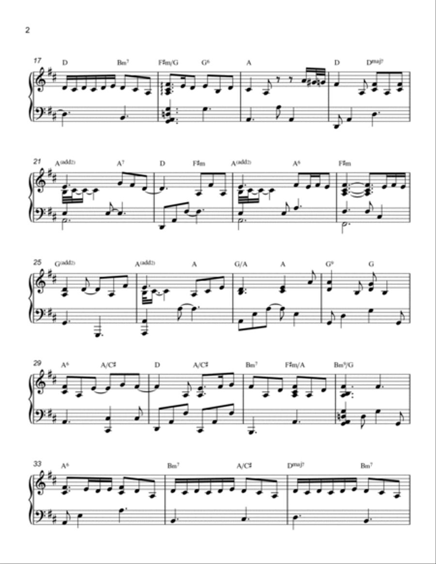Please Please Please Let Me Get What I Want Piano Solo scores gallery preview page 2
