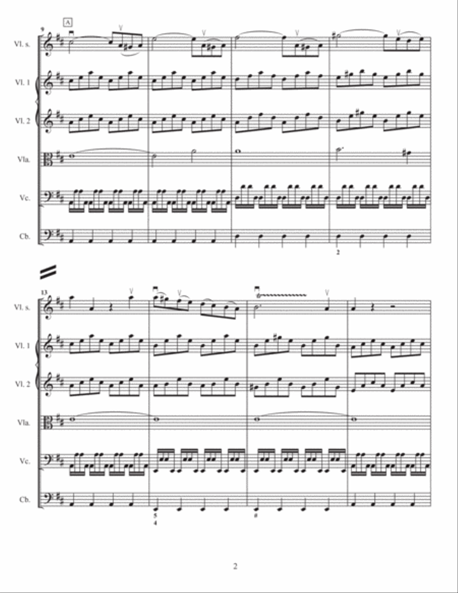 Largo from Winter (Sc. & parts) Chamber Music scores gallery preview page 4
