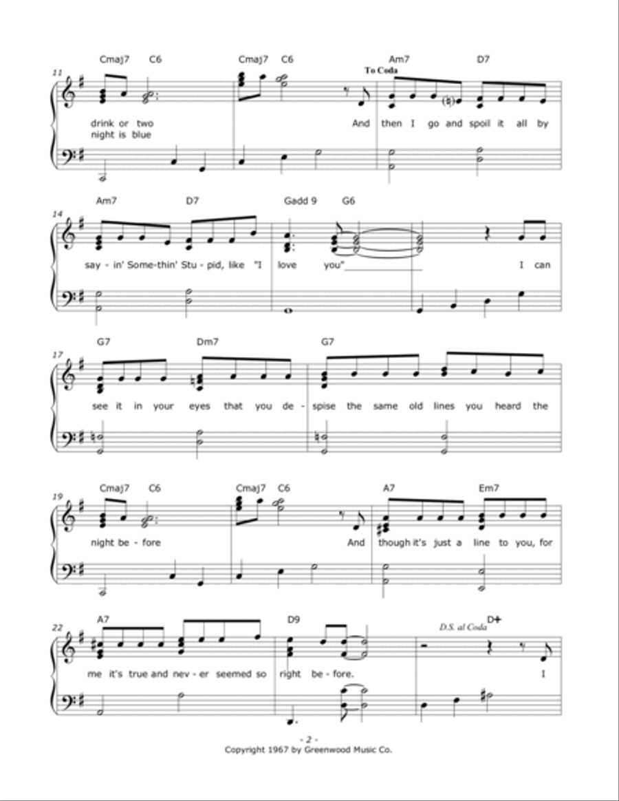 Somethin' Stupid Voice scores gallery preview page 2