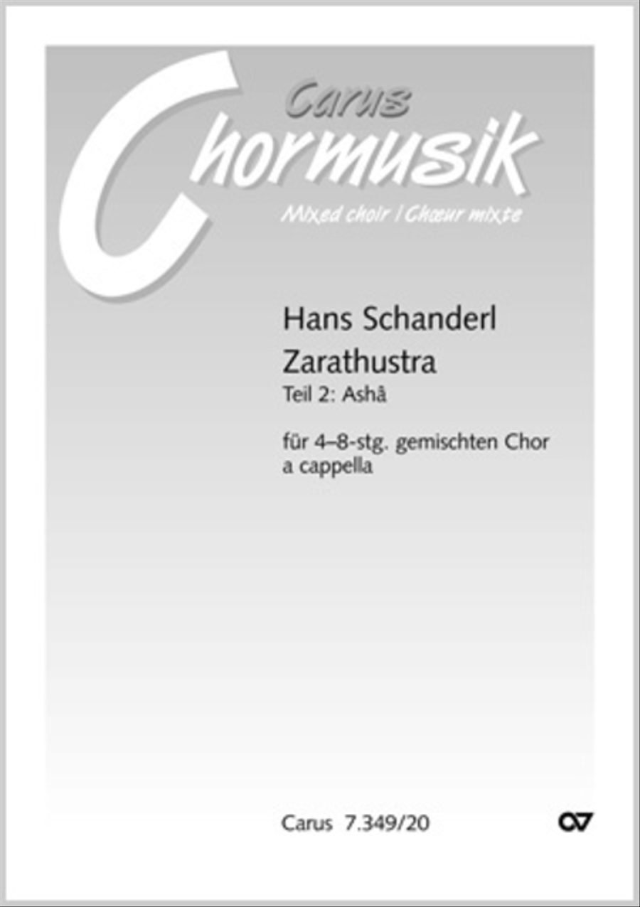 Zarathustra - Asha SSAATTBB scores gallery preview page 1