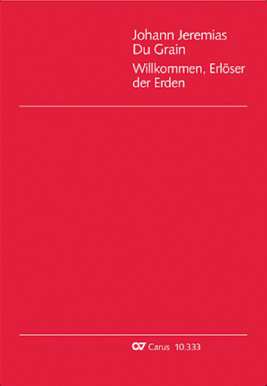 Willkommen, Erloser der Erden 4-Part scores gallery preview page 1